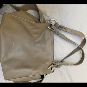 Rebecca Minkoff taupe leather bag